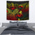 Tonga Tapestry - Turtle Hibiscus Pattern Reggae Wall Tapestry Medium 80" x 68" Reggae - Polynesian Pride