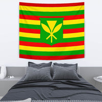 Hawaii Tapestry - Kanaka Maoli Flag Style - Polynesian Pride