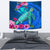 Hawaii Honu Aumakua Sea Hibiscus Tapestry - Nin Style Wall Tapestry 130cm*150cm Blue - Polynesian Pride