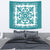 Hawaii Tapestry Royal - Turquoise Wall Tapestry Medium 80" x 68" Turquoise - Polynesian Pride