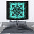 Hawaii Tapestry Royal - Turquoise Ver 2 Wall Tapestry 130cm*150cm Turquoise - Polynesian Pride