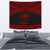 Hawaii Polynesian Tapestry - Hawaii Pride Red Version One Style Medium 80" x 68" Red - Polynesian Pride