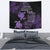 Hawaii Turtle Tapestry Hibiscus To My Wife Violet AH Wall Tapestry Violet - Polynesian Pride