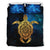 Hawaiian Duvet Cover Set - Sea Turtle Tattoo - Polynesian Pride