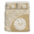 Tahiti Duvet Cover Set - Tahiti Coat Of Arms & Wave Style 2 - Polynesian Pride