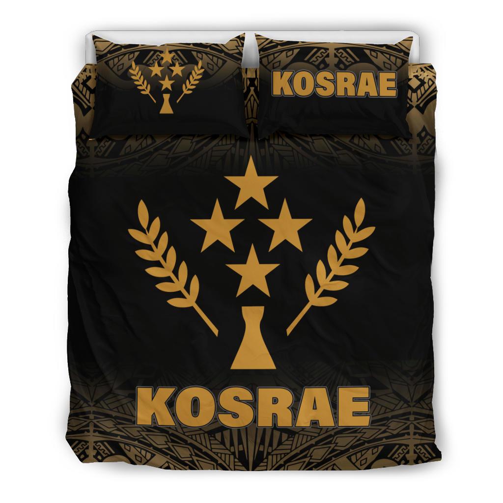 Kosrae Duvet Cover Set - Gold Fog Style - Polynesian Pride