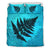 New Zealand Duvet Cover Set - New Zealand Fern Turquoise A0 - Polynesian Pride