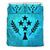 Kosrae Duvet Cover Set - Kosrae Flag Turquoise - Polynesian Pride