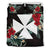 Wallis And Futuna Duvet Cover Set - Wallis And Futuna Coat Of Arms Hibiscus - Polynesian Pride