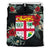 Fiji Duvet Cover Set - Fiji Coat Of Arms Hibiscus - Polynesian Pride