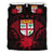 Fiji Duvet Cover Set - Fiji Flag & Red Hibiscus - Polynesian Pride