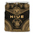 Niue Polynesian Chief Duvet Cover Set - Gold Version Gold - Polynesian Pride