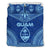 Guam Flag Polynesian Chief Duvet Cover Set Blue - Polynesian Pride