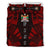 Fiji Duvet Cover Set - Polynesian Tattoo Red - Polynesian Pride