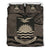 Kiribati Duvet Cover Set - Kiribati Flag & Coat Of Arms Brown - Polynesian Pride