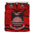 Kiribati Duvet Cover Set - Kiribati Flag & Coat Of Arms Red - Polynesian Pride