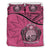 Nauru Duvet Cover Set - Nauru Bedding Flag & Coat Of Arms Pink - Polynesian Pride