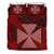 Polynesian Duvet Cover Set - Wallis and Futuna Bedding Set Red - Polynesian Pride