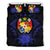 Polynesian Duvet Cover Set - Tonga Bedding Set Dark Blue - Polynesian Pride