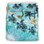 Polynesian Duvet Cover Set - Pohnpei Bedding Set Blue Turtle Hibiscus - Polynesian Pride