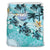 Polynesian Duvet Cover Set - Marshall Islands Bedding Set Blue Turtle Hibiscus - Polynesian Pride