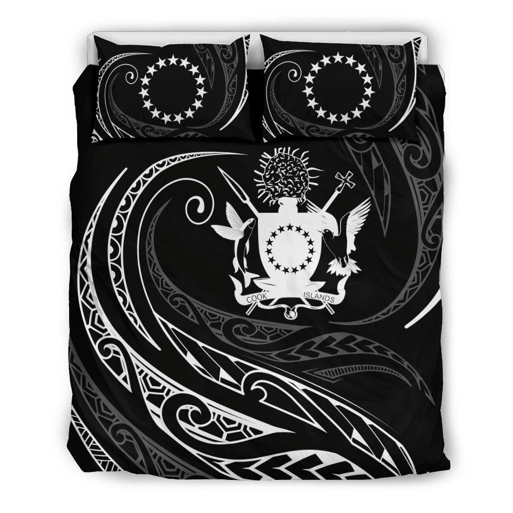 Cook Islands Bedding Set - White - Frida Style White - Polynesian Pride