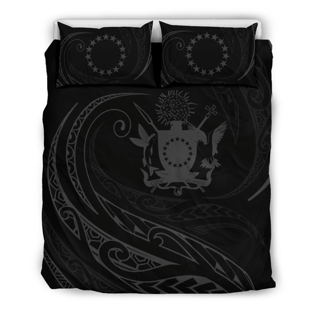 Cook Islands Bedding Set - Gray - Frida Style Gray - Polynesian Pride