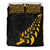 New Zealand Maori Lion Rugby Bedding Set Black - Polynesian Pride