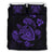 Hawaiian Map Turtle Ohana Hibicus Polynesian Bedding Set - Purple Purple - Polynesian Pride