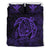 Hawaiian Map Turtle Kanaka Hibiscus Polynesian Bedding Set - Purple Purple - Polynesian Pride