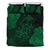 Hawaiian Hibiscus Dolphin Manta Ray Turtle Polynesian Bedding Set Waves Green Green - Polynesian Pride