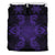 Hawaiian Turtles Tribal Mask Polynesian Bedding Set Purple Purple - Polynesian Pride