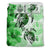 Polynesian Duvet Cover Set - Tahiti Bedding Set Polynesia Turtle Hibiscus Green - Polynesian Pride