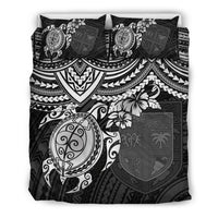 Fiji Polynesian Duvet Cover Set - White Turtle - Polynesian Pride