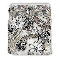 Polynesian Duvet Cover Set - Turtle Duvet Cover Set White - Polynesian Pride