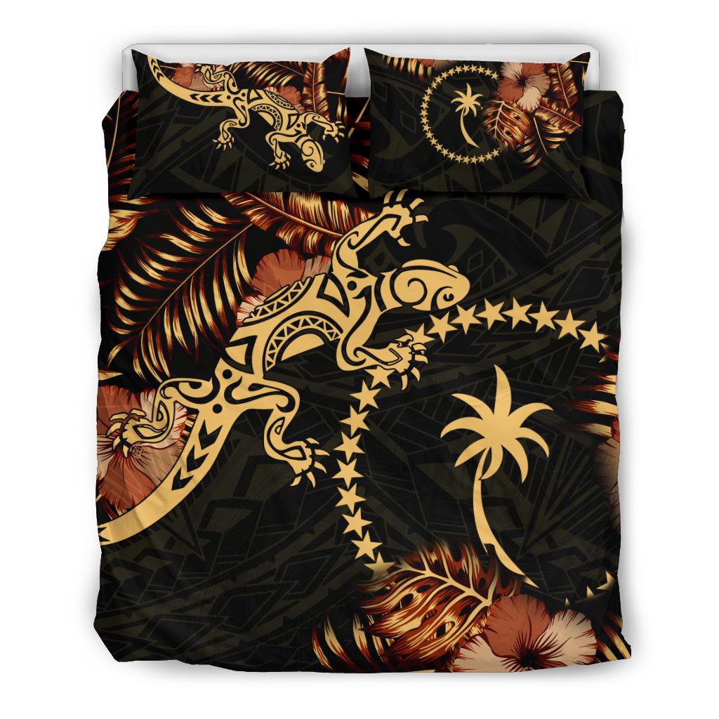 Polynesian Duvet Cover Set - Chuuk Duvet Cover Set Lizrad Lucky - Polynesian Pride