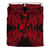 Polynesian Bedding Set - Tonga Duvet Cover Set Map Red - Polynesian Pride