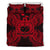 Polynesian Bedding Set - Samoa Duvet Cover Set Map Red - Polynesian Pride