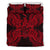 Polynesian Bedding Set - New Caledonia Duvet Cover Set Map Red - Polynesian Pride