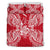 Polynesian Bedding Set - New Caledonia Duvet Cover Set Map Red White - Polynesian Pride