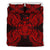 Polynesian Bedding Set - Hawaii Turtle Duvet Cover Set Map Red - Polynesian Pride