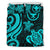 Polynesian Bedding Set - Hawaii (Kanaka Maoli) Duvet Cover Set Turquoise Tentacle Turtle - Polynesian Pride