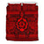 Hawaiian Turtle Polyensian Tribal Bedding Set Red Red - Polynesian Pride