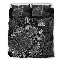 Polynesian Bedding Set - Samoa Duvet Cover Set Black Color - Polynesian Pride