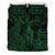 Polynesian Bedding Set - Hawaii Duvet Cover Set Hula Girl Green - Polynesian Pride