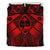 Guam Polynesian Bedding Set - Guam Red Seal with Polynesian Tattoo - Polynesian Pride