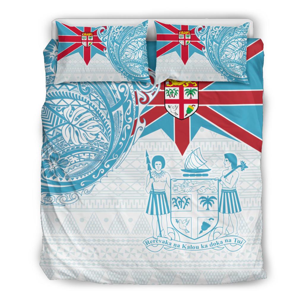 Fiji Polynesian Bedding Set - Fiji Flag Fiji Flag with Coat of Arms - Polynesian Pride
