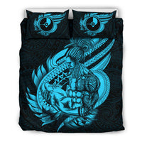 Polynesian Bedding Set - Yap Duvet Cover Set Father And Son Emerald - Polynesian Pride