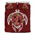 Hawaii Bedding Set - Hawaii Turtle Hibiscus Polynesian Bedding Set - Red Two Red - Polynesian Pride