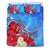 Hawaiian Polynesian Hammer Shark Hibiscus Bedding Set Art - Polynesian Pride